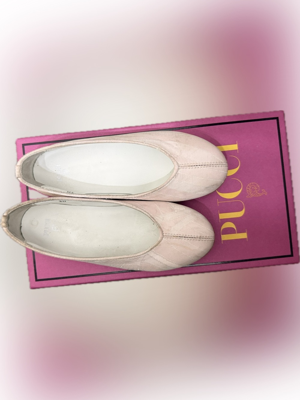 Emilio Pucci Pale Pink Ballet Flats